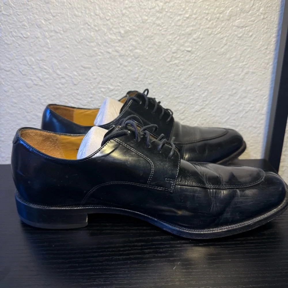 Cole Haan NikeAir Carter C07224 Black Leather Oxford Dress Shoes Air Men’s 11.5M